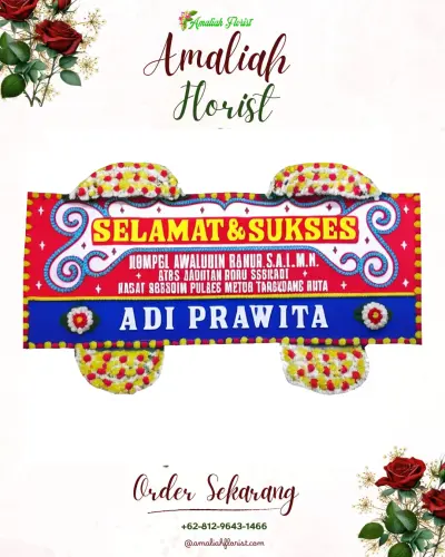Karangan Bunga Ucapan Selamat maja baru